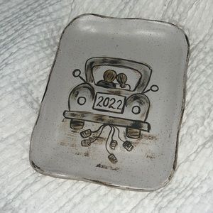 2022 Bride and Groom Etta B Pottery Dish